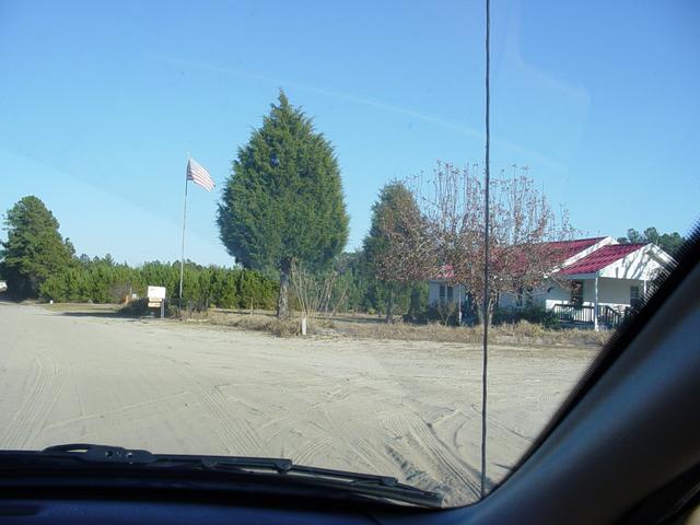 House just east of the confluence point