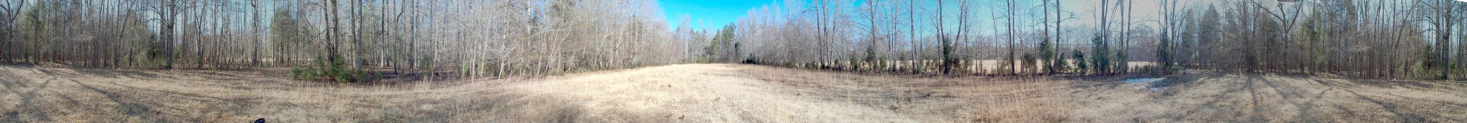 A panorama stitched from 11 images taken at the confluence