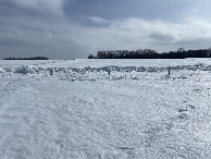 #4: View the south from the confluence point with my footprints. 