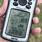 #6: GPS: 6.3’ accuracy, 2,948’ elevation at 44°N 103°W.