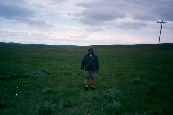 Curt on the point, view is to the NW