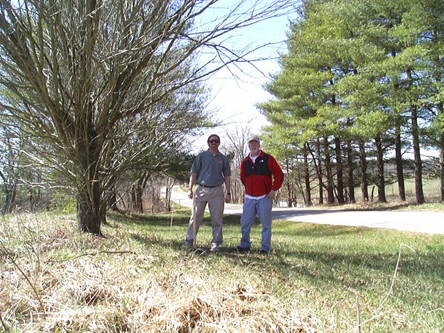 Greg and Mark at the confluence point