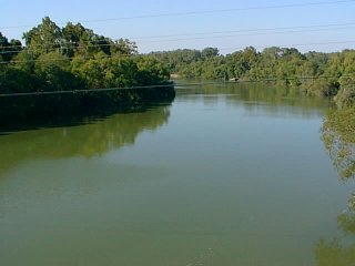 #1: The confluence is just around the bend in the Colorado River