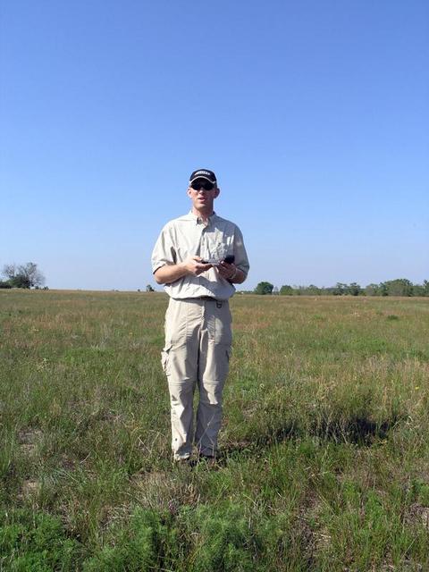 Egil comparing GPS readings