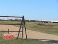 #6: Looking north from the gate with the confluence off to the right.