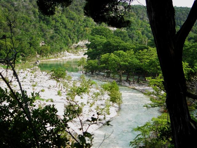 View of Blanco River from nearby point