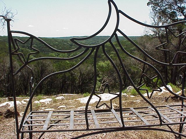 View of the Blanco River, looking east, from a point north of the site.