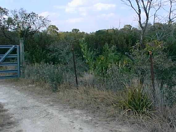 Photo to the right of the gate