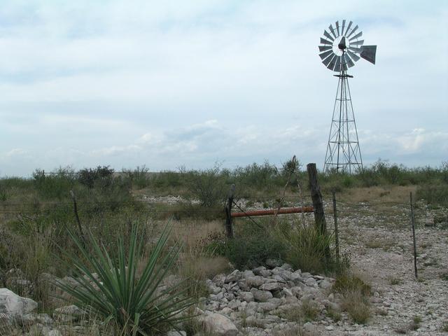 On the road to Dryden, Texas