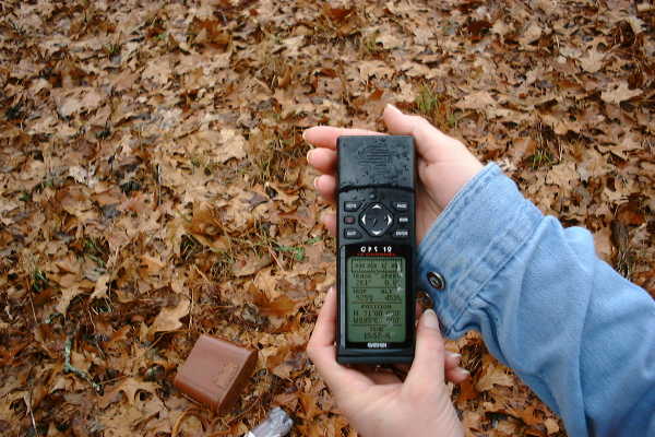 The GPS at the confluence.