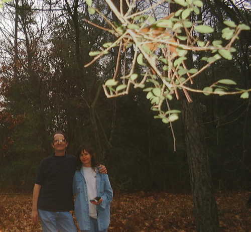 Jeff and Anne at the confluence.