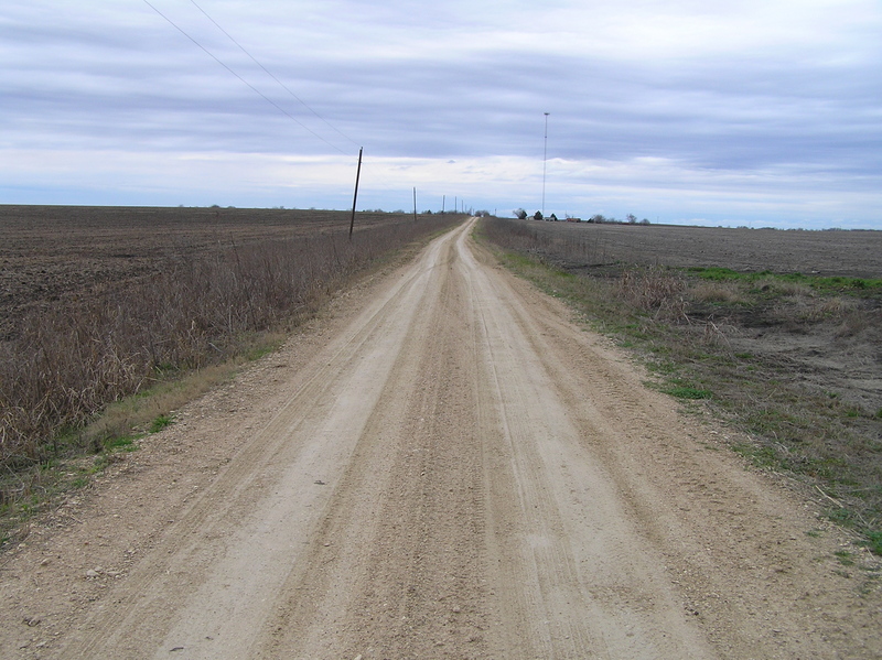 View to the northwest from the nearest road to the confluence, the starting and ending point of the hike. 