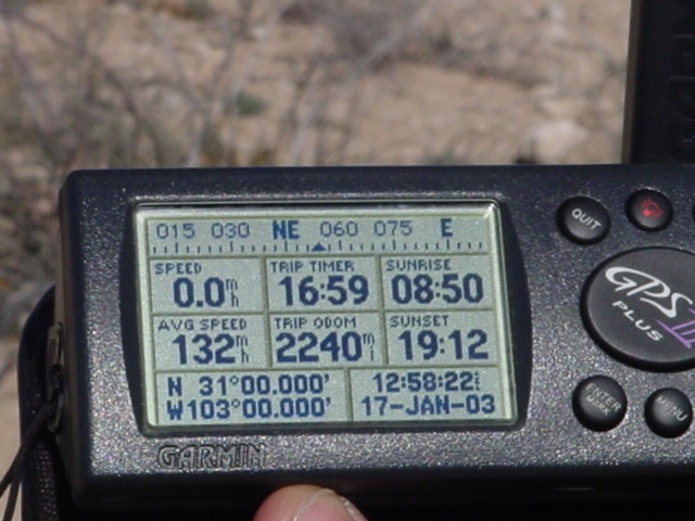 GPS display