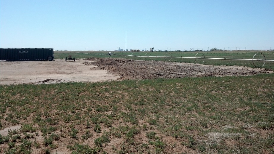 View to the west including Midland skyline