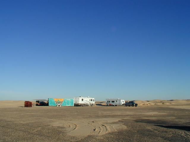 Some of the visitors to the dunes.