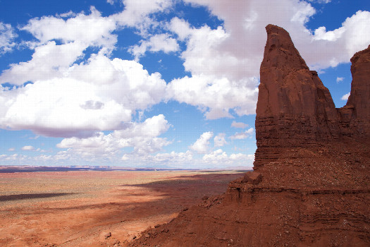 #1: The confluence point lies 4.40 miles away, in the lower center of this photo