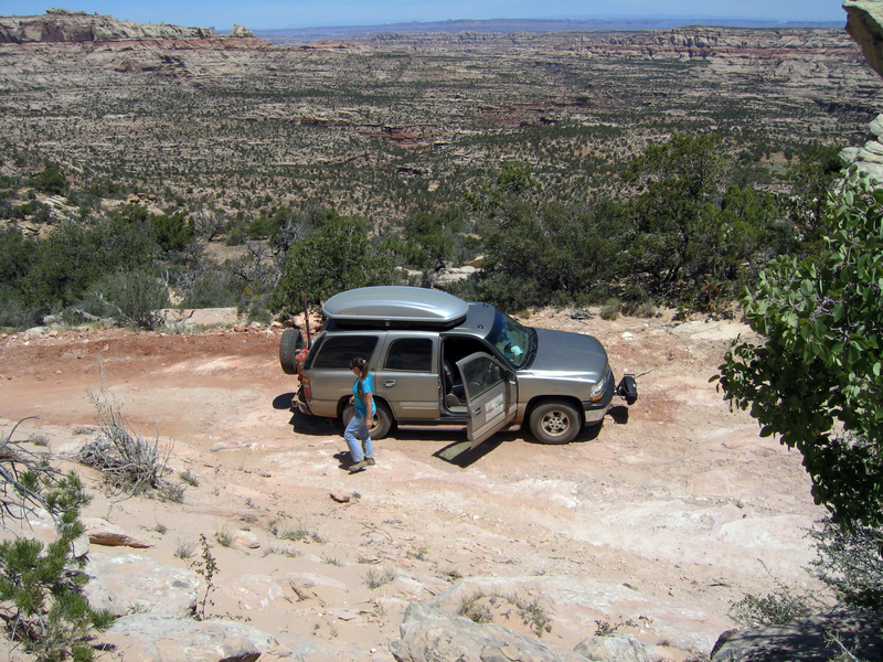 Typical scenery along Beef Basin Road.  