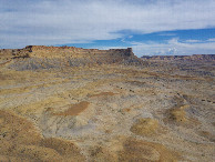 #9: View East, from 120m above the point