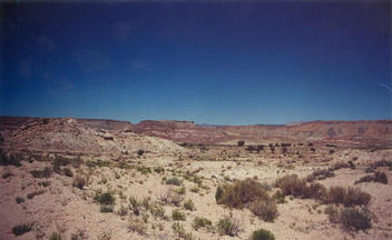 #1: Looking northeast up Dry Wash from DWTI70 Rd.