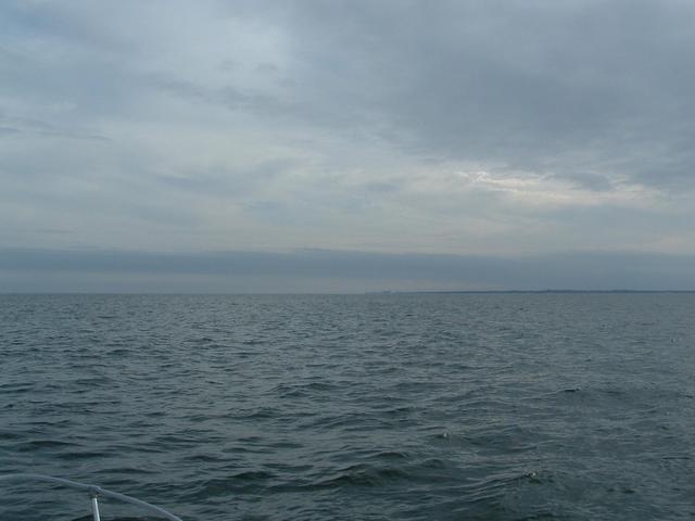 Looking South towards Virginia Beach, Cape Henry/Ft. Story and the Cape Henry Lighthouse.