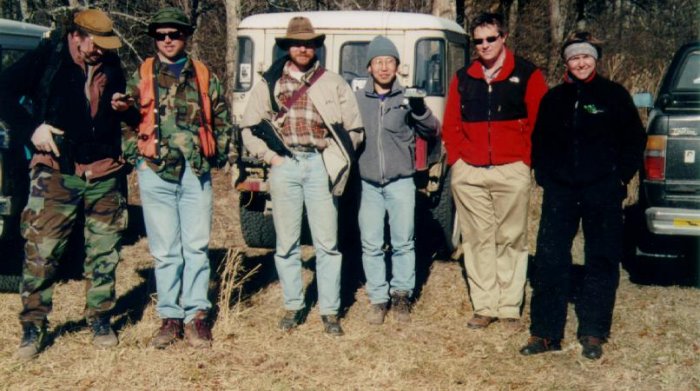 Group photo at the start.