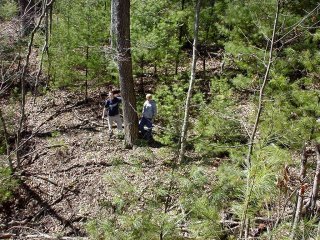 #1: Jason and Jeff on the exact site of the confluence