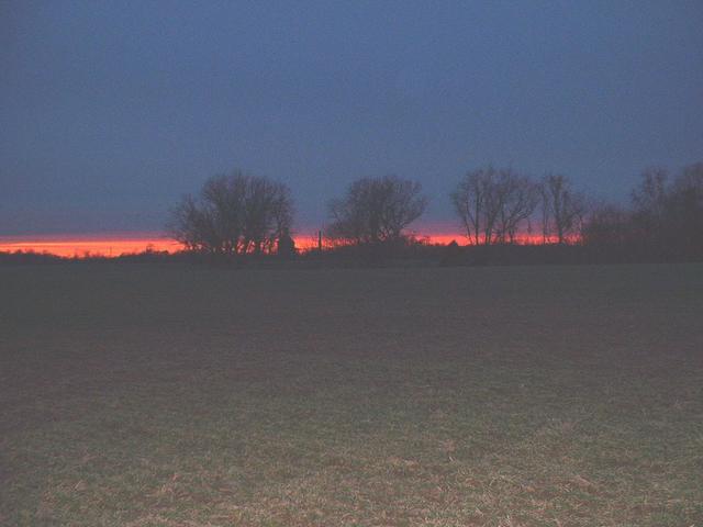 Old Farmhouse at Sunset