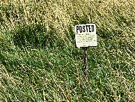 #5: Close-up view of the sign posted at the Degree Confluence Point