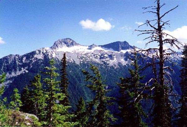 View of Mt David and Mt Jonathan across the valley