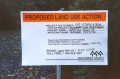 #3: A legal notice implies a boundary dispute near the confluence.