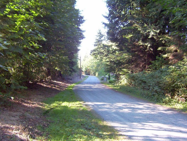 View south down 171st.