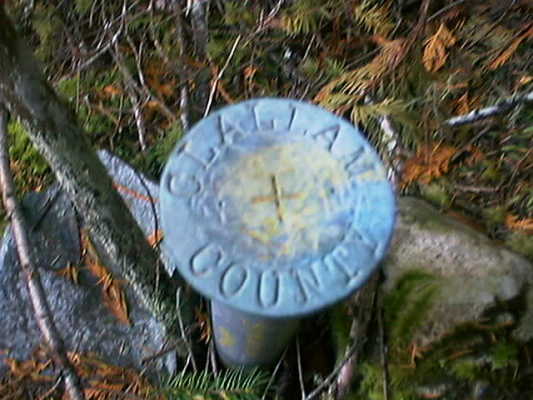 Clallam County survey monument