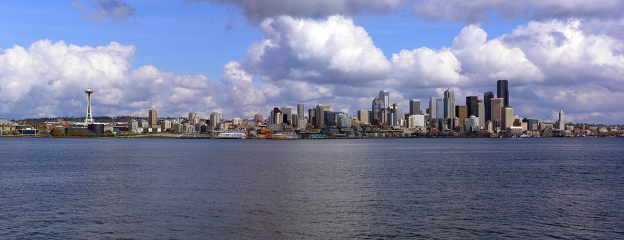 Approaching Seattle on the return trip