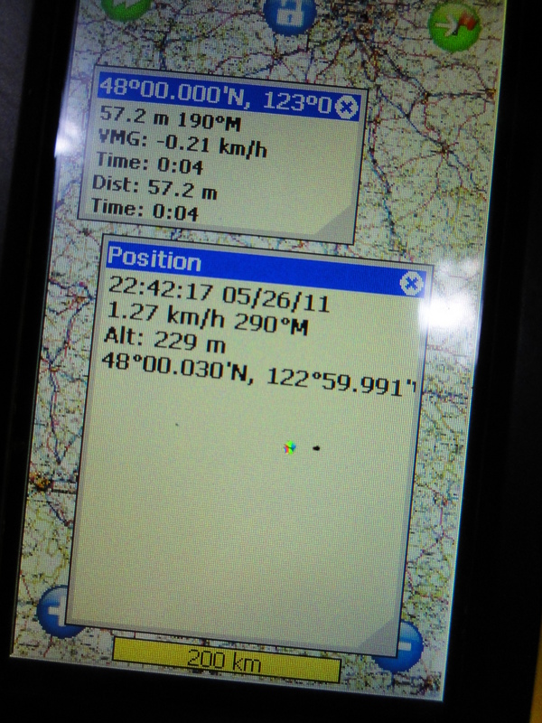 GPS screen