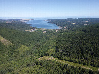 #8: View North, from 120m above the point