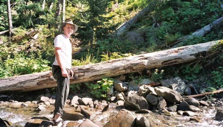 Goodman Creek near confluence, facing east