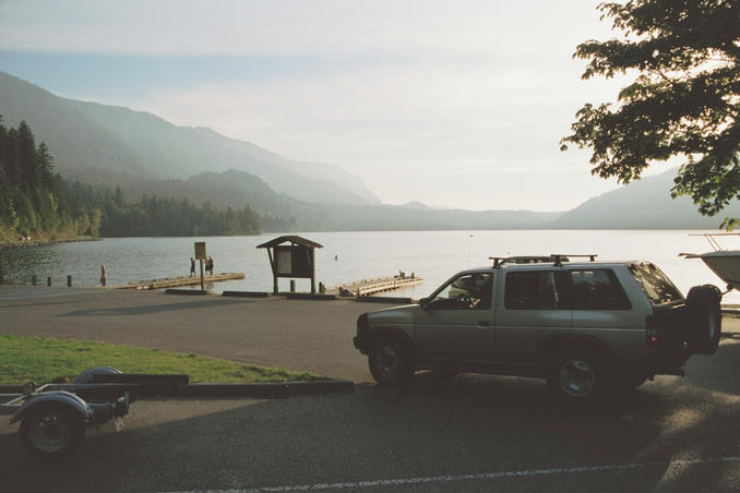 Jade Bay boat ramp, Cultus Lake Provincial Park