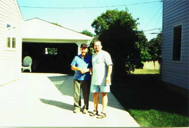 Mike and Tony at the confluence