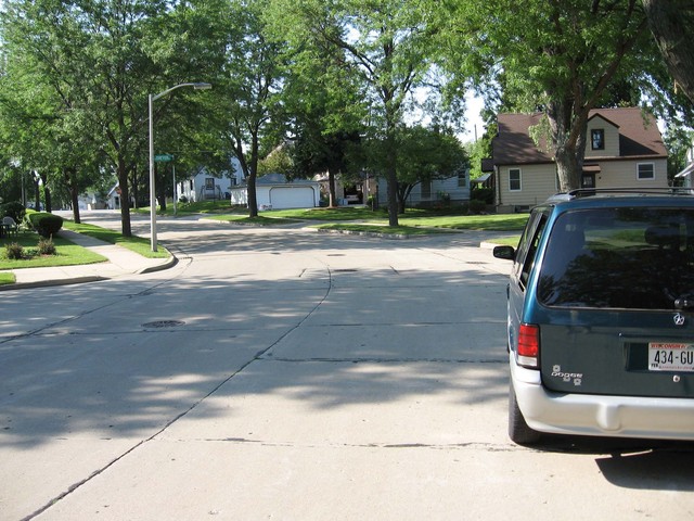 Looking north towards S. Buchanan St.