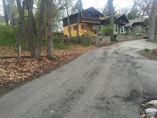 #1: Site of 43 North 89 West, in the foreground, looking north-northwest.