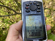 #6: The GPS reading at the confluence point.