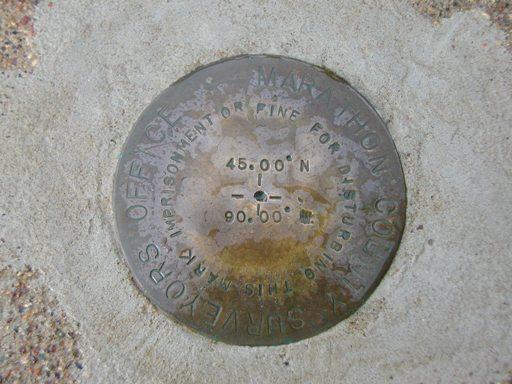 The 45 x 90 Survey Marker