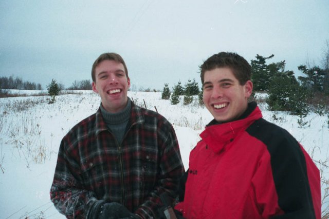 Kurt & Noah at the point.