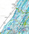 #10: The 2006 – 2008 Virginia Official Transportation Map mistakenly claims 38N 80W is within the Old Dominion State!