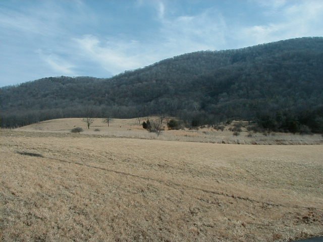 View from the WV police barracks to the confluence