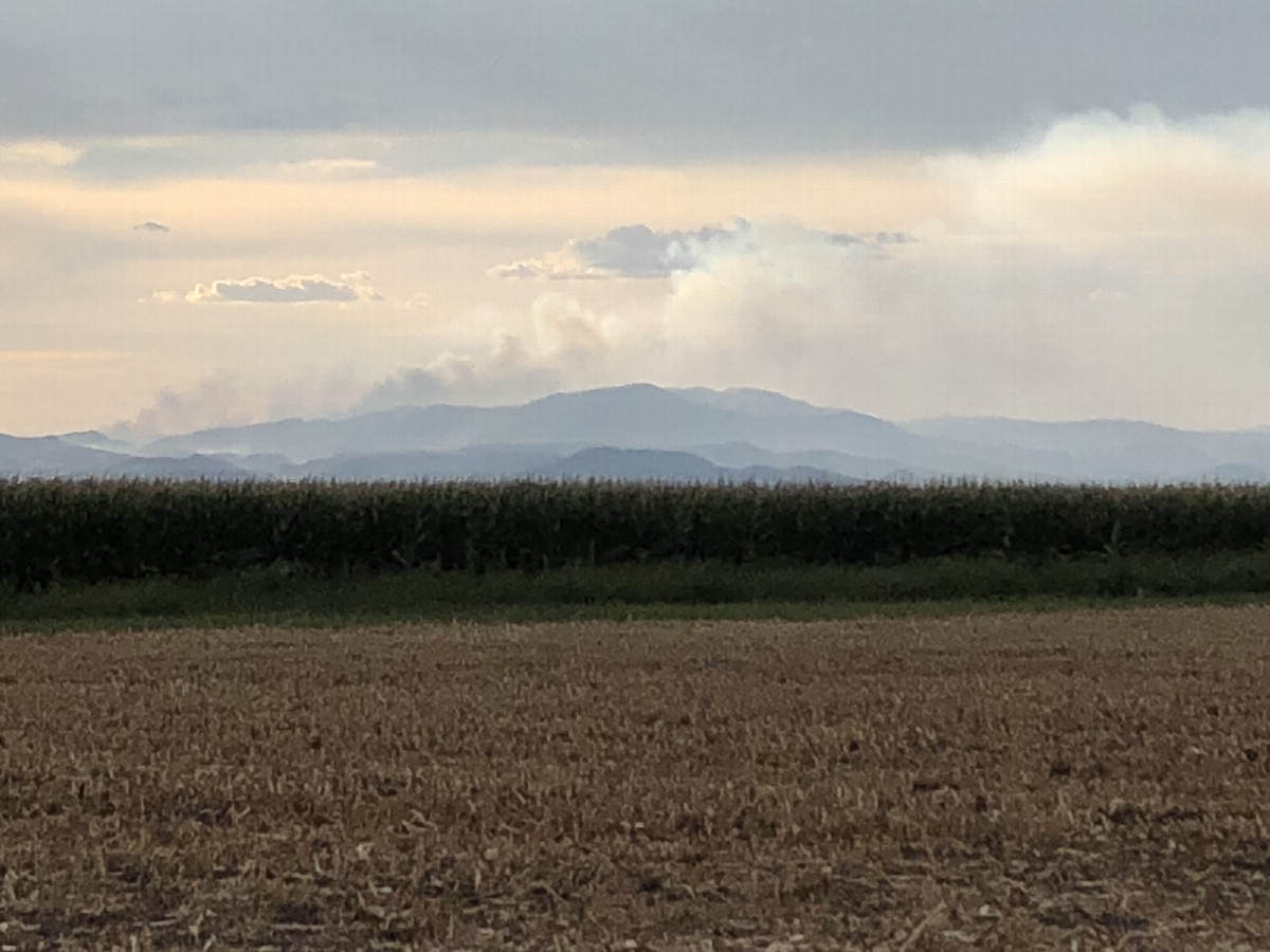 Good sized fire on the front range