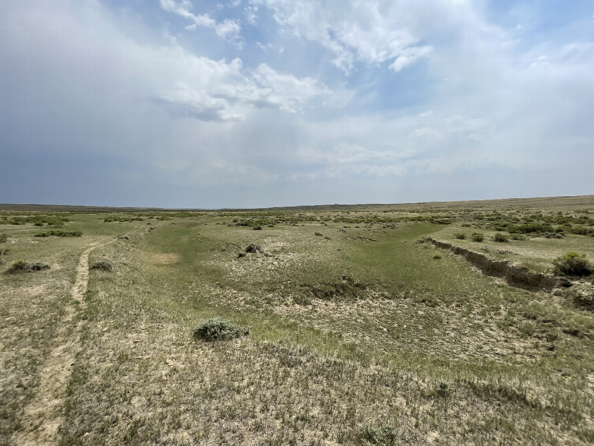 Bend in the dry creek bed to the SE on the way back to the car