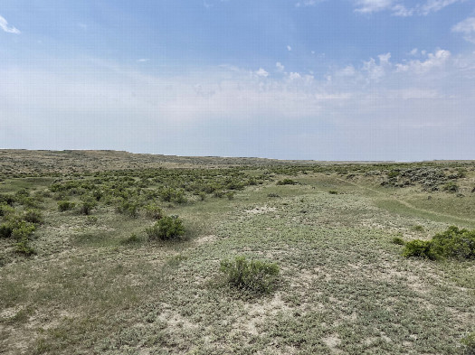 #1: View SW toward the confluence in the foreground