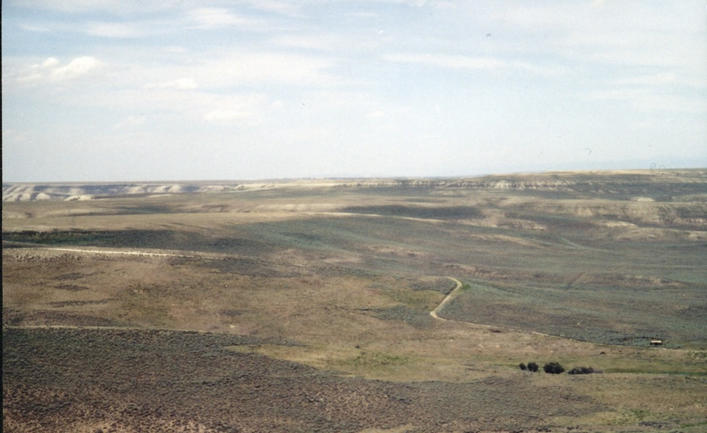 looking towards the general area of the confluence