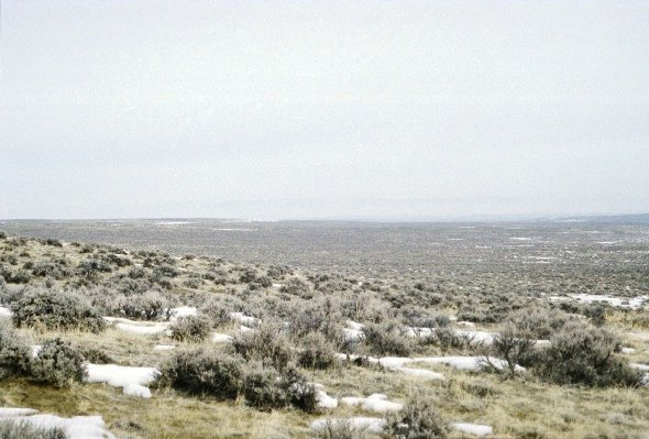 View north. It was too hazy to see the mountains.